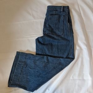 Madewell Cropped Wide Leg Pants 30